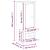 Dulap înalt, gri beton, 36x35,5x103,5 cm, lemn compozit GartenMobel Dekor