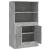 Dulap înalt, gri beton, 60x35,5x103,5 cm, lemn prelucrat GartenMobel Dekor