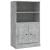 Dulap înalt, gri beton, 60x35,5x103,5 cm, lemn prelucrat GartenMobel Dekor