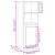 Dulap înalt, gri beton, 36x35,5x103,5 cm, lemn compozit GartenMobel Dekor