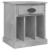 Noptiere, 2 buc., gri beton, 43x36x50 cm GartenMobel Dekor