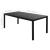 Set mobilier masă de grădină, 7 piese, negru, ratan PVC GartenMobel Dekor