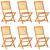 Set mobilier de grădină pliabil, 7 piese, lemn masiv acacia GartenMobel Dekor
