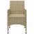 Set mobilier de grădină, 5 piese, bej GartenMobel Dekor