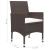 Set mobilier de grădină, 5 piese, maro GartenMobel Dekor