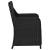 Set mobilier pentru grădină, 9 piese, negru GartenMobel Dekor