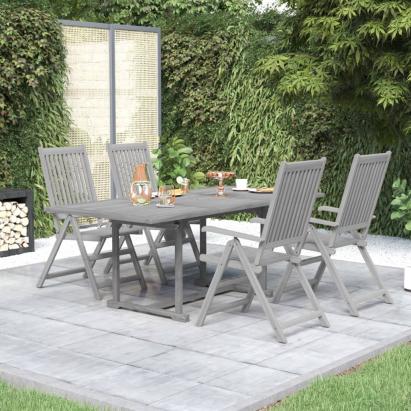 Set mobilier de grădină, 5 piese, lemn masiv de acacia GartenMobel Dekor