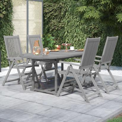 Set mobilier de grădină, 5 piese, lemn masiv de acacia GartenMobel Dekor