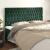 Tăblii de pat, 4 buc, verde închis, 100x7x78/88 cm, catifea GartenMobel Dekor