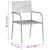 Set mobilier de exterior, 3 piese, negru, poliratan GartenMobel Dekor