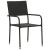 Set mobilier de exterior, 9 piese, negru, poliratan GartenMobel Dekor