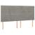 Pat box spring cu saltea, gri deschis, 160x200 cm, catifea GartenMobel Dekor