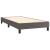 Pat box spring cu saltea, gri, 90x200 cm, piele ecologică GartenMobel Dekor