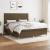 Pat continental cu saltea maro închis 180x200cm material textil GartenMobel Dekor