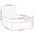 Pat box spring cu saltea, crem, 120x200 cm, textil GartenMobel Dekor