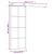 Ușă glisantă cu set feronerie, 76x205 cm, sticlă ESG/aluminiu GartenMobel Dekor