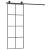Ușă glisantă cu set feronerie, 76x205 cm, sticlă ESG/aluminiu GartenMobel Dekor
