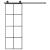 Ușă glisantă cu set feronerie, 76x205 cm, sticlă ESG/aluminiu GartenMobel Dekor