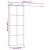 Ușă glisantă cu set feronerie, 76x205 cm, sticlă ESG/aluminiu GartenMobel Dekor