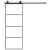 Ușă glisantă cu set feronerie, 76x205 cm, sticlă ESG/aluminiu GartenMobel Dekor
