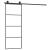 Ușă glisantă cu set feronerie, 76x205 cm, sticlă ESG/aluminiu GartenMobel Dekor