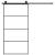 Ușă glisantă cu set feronerie 102,5x205 cm sticlă ESG/aluminiu GartenMobel Dekor