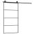 Ușă glisantă cu set feronerie 102,5x205 cm sticlă ESG/aluminiu GartenMobel Dekor