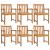 Set mobilier de grădină, 7 piese, lemn masiv de acacia GartenMobel Dekor