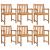 Set mobilier de grădină, 7 piese, lemn masiv de acacia GartenMobel Dekor