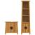 Set mobilier de baie, 2 piese, lemn masiv de pin GartenMobel Dekor