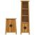 Set mobilier de baie, 2 piese, lemn masiv de pin GartenMobel Dekor