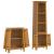 Set mobilier de baie, 2 piese, lemn masiv de pin GartenMobel Dekor