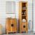 Set mobilier de baie, 2 piese, lemn masiv de pin GartenMobel Dekor