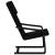 Scaun de relaxare, negru, material textil GartenMobel Dekor