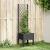 Jardinieră de grădină cu spalier, negru, 40x40x142 cm, PP GartenMobel Dekor
