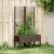 Jardinieră de grădină cu spalier, maro, 80x40x142 cm, PP GartenMobel Dekor