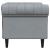 Fotoliu Chesterfield gri deschis, material textil GartenMobel Dekor