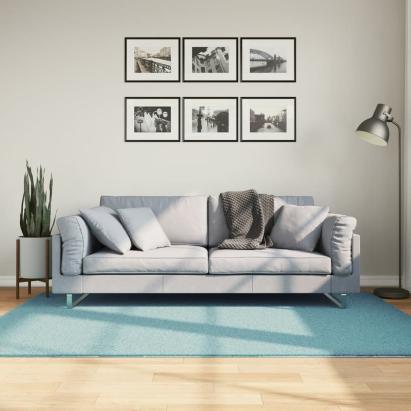 Covor „OVIEDO”, fire scurte, verde, 140x200 cm GartenMobel Dekor