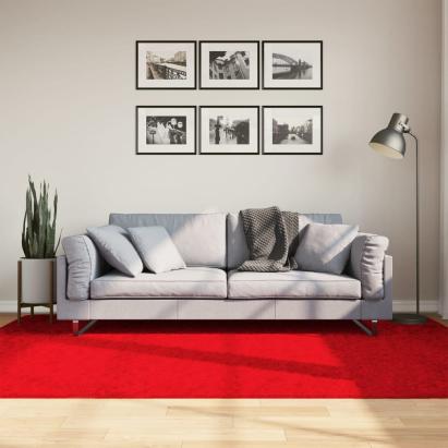 Covor „OVIEDO”, fire scurte, roșu, 160x230 cm GartenMobel Dekor
