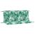 Perne bancă de grădină 2 buc. model frunze 120x50x7 cm textil GartenMobel Dekor