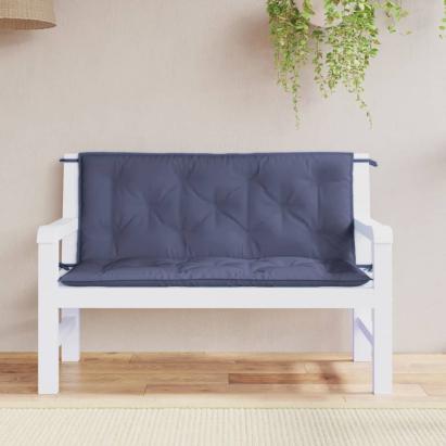 Perne bancă de grădină 2buc. bleumarin 120x50x7cm textil oxford GartenMobel Dekor