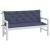 Perne bancă de grădină 2buc. bleumarin 150x50x7cm textil oxford GartenMobel Dekor