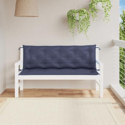 Perne bancă de grădină 2buc. bleumarin 150x50x7cm textil oxford GartenMobel Dekor