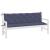 Perne bancă de grădină 2buc. bleumarin 180x50x7cm textil oxford GartenMobel Dekor