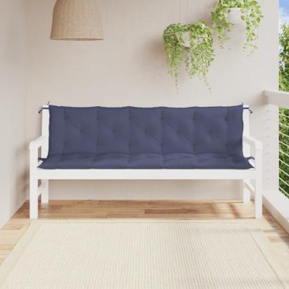 Perne bancă de grădină 2buc. bleumarin 180x50x7cm textil oxford GartenMobel Dekor