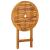 Set mobilier bistro pliabil, 3 piese, lemn masiv de acacia GartenMobel Dekor