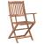 Set mobilier de exterior pliabil, 5 piese, lemn masiv de acacia GartenMobel Dekor