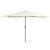 Umbrelă de soare de exterior, stâlp metalic, alb nisipiu 400 cm GartenMobel Dekor