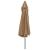 Umbrelă de soare de exterior, stâlp metalic, gri taupe, 400 cm GartenMobel Dekor