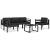 Set mobilier de grădină cu perne, 6 piese, antracit, aluminiu  GartenMobel Dekor